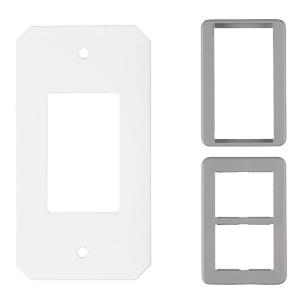 Hubbell Wiring Device-Kellems Center Sub Plate, 1 Gang, Rectangular, Steel S1R10CSPK